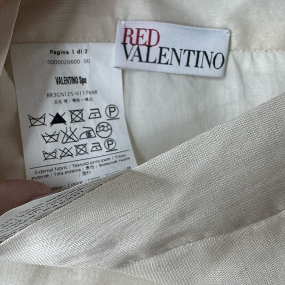Red Valentino Linen Skirt – Size 40 (US 4/6) - Picture 6 of 16